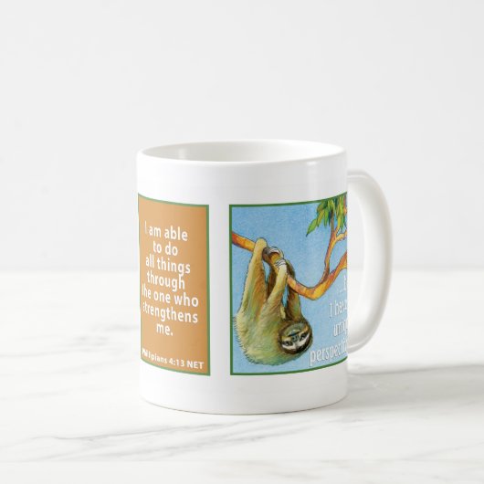 Die sloth-Tasse Kaffeetasse (VorderseiteRechts)