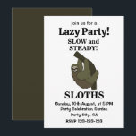 Die Slotmaschinen sind langsam und die sonnige Son Einladung<br><div class="desc">Sloth Sloths Slow and Steady Funny Sloth Einladung originelles Design von Nisha Prabhu. Vollständig anpassbar. Personalisieren Sie Ihre Daten. Machen Sie sich bereit, die kühlen Gewohnheiten zu genießen und laden Sie Ihre Freunde zu einer unvergesslichen Ansammlung ein. Mit unseren Lieblings-Baum-Pals, die sich erheben und das Leben in ihrem eigenen Tempo...</div>