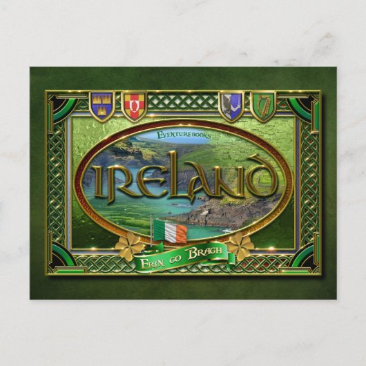 Die smaragdgrüne Insel Postkarte (Vorderseite)