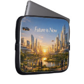 Die Smart City der Zukunft Laptopschutzhülle (Vorne Rechts)