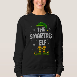Die Smartass-Elfen-Familie passende Gruppe Weihnac Sweatshirt