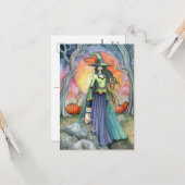 Die Smug Hexenkarte Karte (Vorderseite/Rückseite Beispiel)