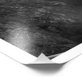 "Die Snoqualmie Falls" Schwarz-Weiß Fotodruck (Ecke)