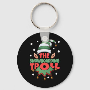 Die Snowboarder Troll Funny Christmas Pajama - Sn Schlüsselanhänger