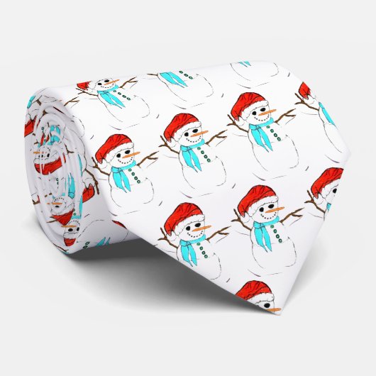 DIE SNOWMAN-Krawatte Krawatte (Gerollt)