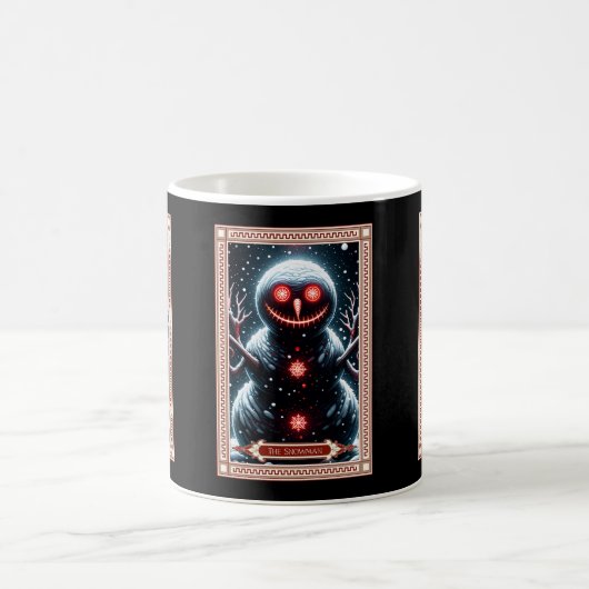 Die Snowman-Tarot-Karte Kaffeetasse (Mittel)