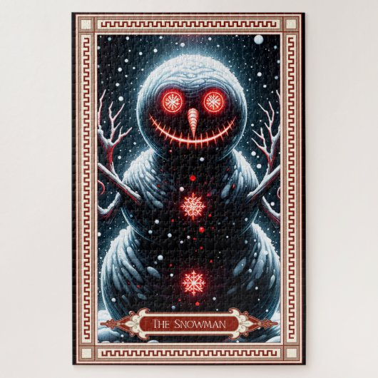Die Snowman-Tarot-Karte Puzzle (Vertikal)