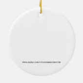 Die Snowmen küssen verheiratet unser erstes Keramikornament (Hinten)