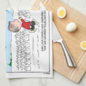 Die Snowmen Willkommen Linus Geschirrtuch (Viertel Falte)