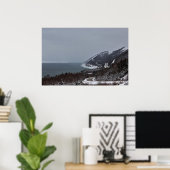 Die snowy-Seite der Spur Poster (Heimbüro)