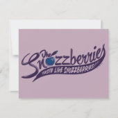 Die Snozzbeeren schmecken wie Snozzbeeren! Mitteilungskarte (Vorderseite)