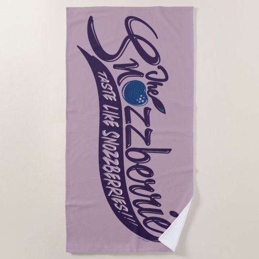 Die Snozzbeeren schmecken wie Snozzbeeren! Strandtuch (Vorderseite)