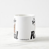 Die Snuggle ist echte Niedliche Cat Lover's Coffee Kaffeetasse (Mittel)