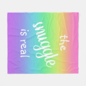 Die Snuggle ist ein richtiges Funny Rainbow Fleece (Vorderseite (Horizontal))