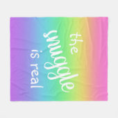 Die Snuggle ist ein richtiges Funny Rainbow Fleece (Vorderseite (Horizontal))