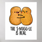 Die Snuggle ist ein wirklich lustiger Nugget Pub Poster (Vorne)