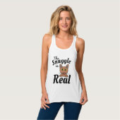 Die Snuggle ist ein wirklich Niedlicher, lustiger Tank Top (Vorderseite Vollansicht)