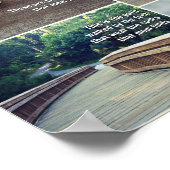 Die Socken, die die Mama falten - Plakat (Ecke)