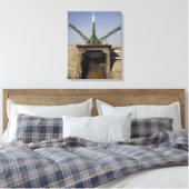 Die Sojus-Rakete wird in Position 3 errichtet Leinwanddruck (Insitu (Schlafzimmer))