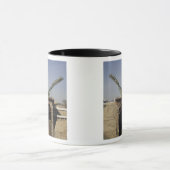 Die Sojus-Rakete wird in Position 3 errichtet Tasse (Zentrum)