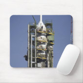 Die Sojus-Rakete wird in Position gebracht Mousepad (Mit Mouse)