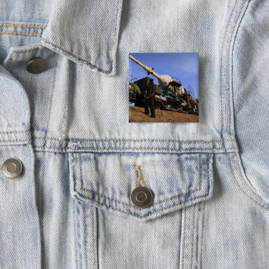 Die Sojus TMA-13 Raumsonde 3 Button (Beispiel)