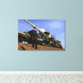 Die Sojus TMA-13 Raumsonde 3 Leinwanddruck (Insitu (Holzboden))