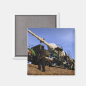 Die Sojus TMA-13 Raumsonde 3 Magnet (Vorderseite/Rückseite)