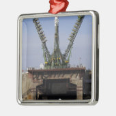 Die Sojus TMA-13 Raumsonde Silbernes Ornament (Links)