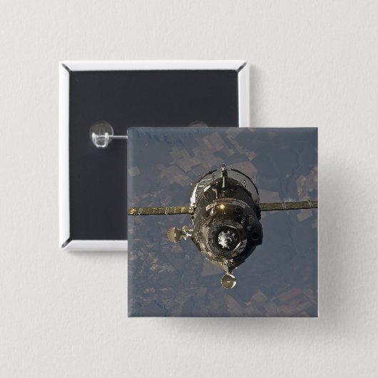 Die Sojus TMA-19 Raumsonde 3 Button (Vorne & Hinten)