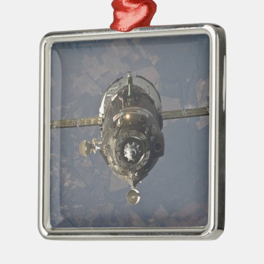Die Sojus TMA-19 Raumsonde 3 Silbernes Ornament (Links)