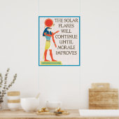 Die Solarfackeln werden bis zur Moral weitergehen Poster (Küche)