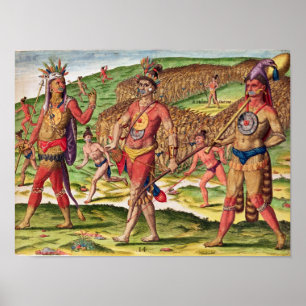 Die Soldaten der Outina Marching to Cut Poster