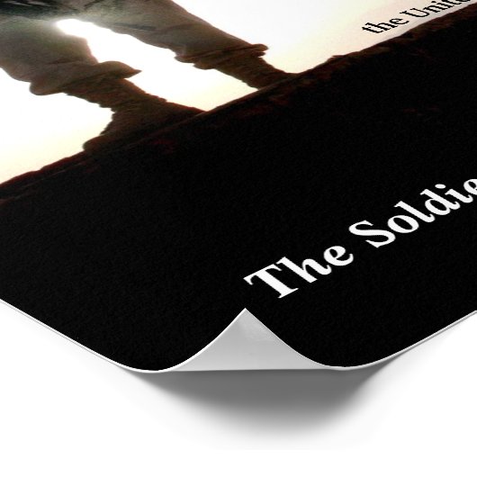 Die Soldaten schufen den militärischen Krieger Eth Poster (Ecke)