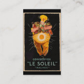 Die Soleil-Visitenkarte Visitenkarte (Rückseite)