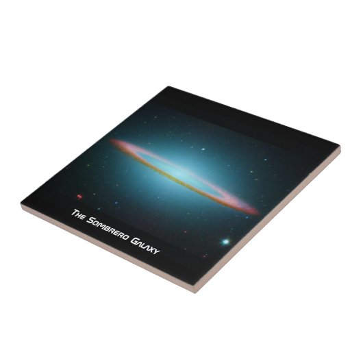 Die Sombrero-Galaxie Fliese (Seite)