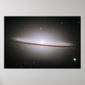 Die Sombrero-Galaxie Poster (Vorne)