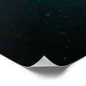 Die Sombrero Galaxy - Infrarot Poster (Ecke)