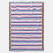 Die Sommer-Linie am Strand Muster Rosa Blau Decke (Vorderseite Vertikal)