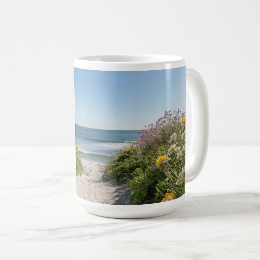 Die Sommerpause am Ufer Kaffeetasse (VorderseiteRechts)