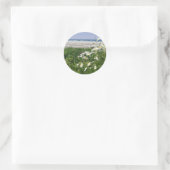 "Die Sommerpause im Ozean" Runder Aufkleber (Tasche)
