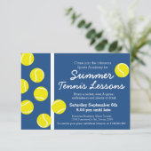 Die Sommerpause lädt zum blau-weiß ein Einladung (Stehend Vorderseite)