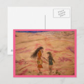 die Sommersonne genießen Postkarte (Vorne/Hinten)