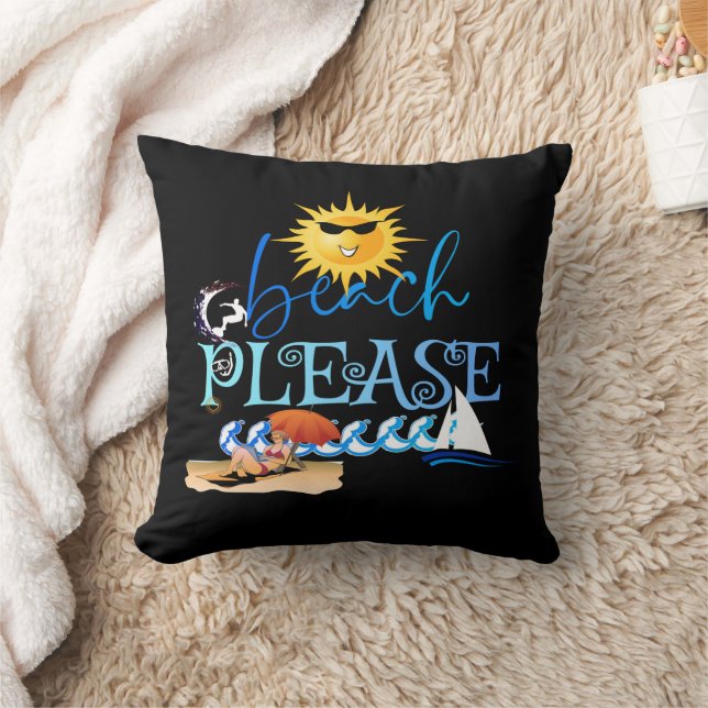 Die Sommerwelle reiten Kissen (Decke)