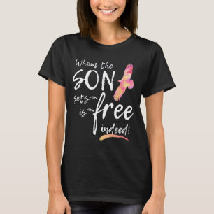 Die Son Set kostenlos ist in der Tat Christlich Bi T-Shirt