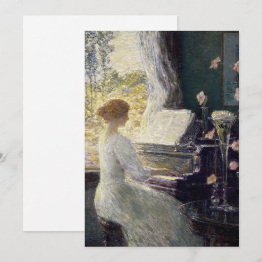 Die Sonata | Childe Hassam (Vorne/Hinten)