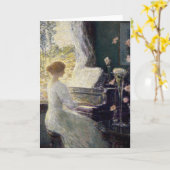 Die Sonata | Childe Hassam Karte (Gelbe Blume)