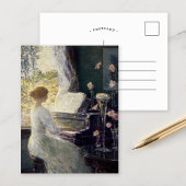 Die Sonata | Childe Hassam Postkarte