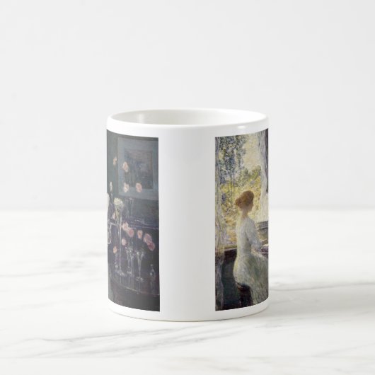 Die Sonata von Frederick Childe Hassam Kaffeetasse (Mittel)