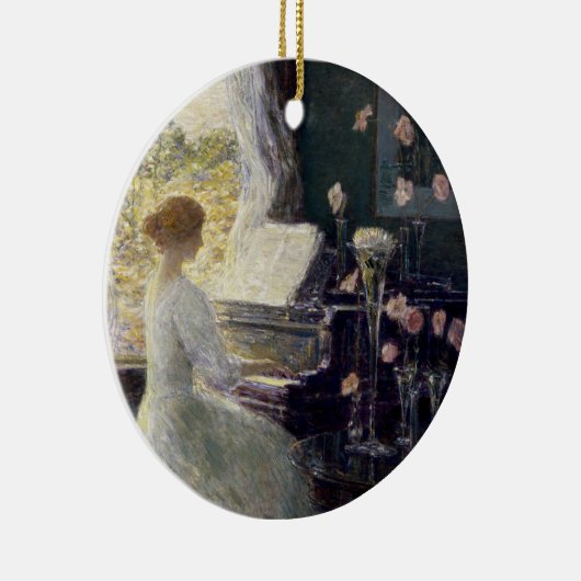 Die Sonata von Frederick Childe Hassam Keramik Ornament (Rechts)